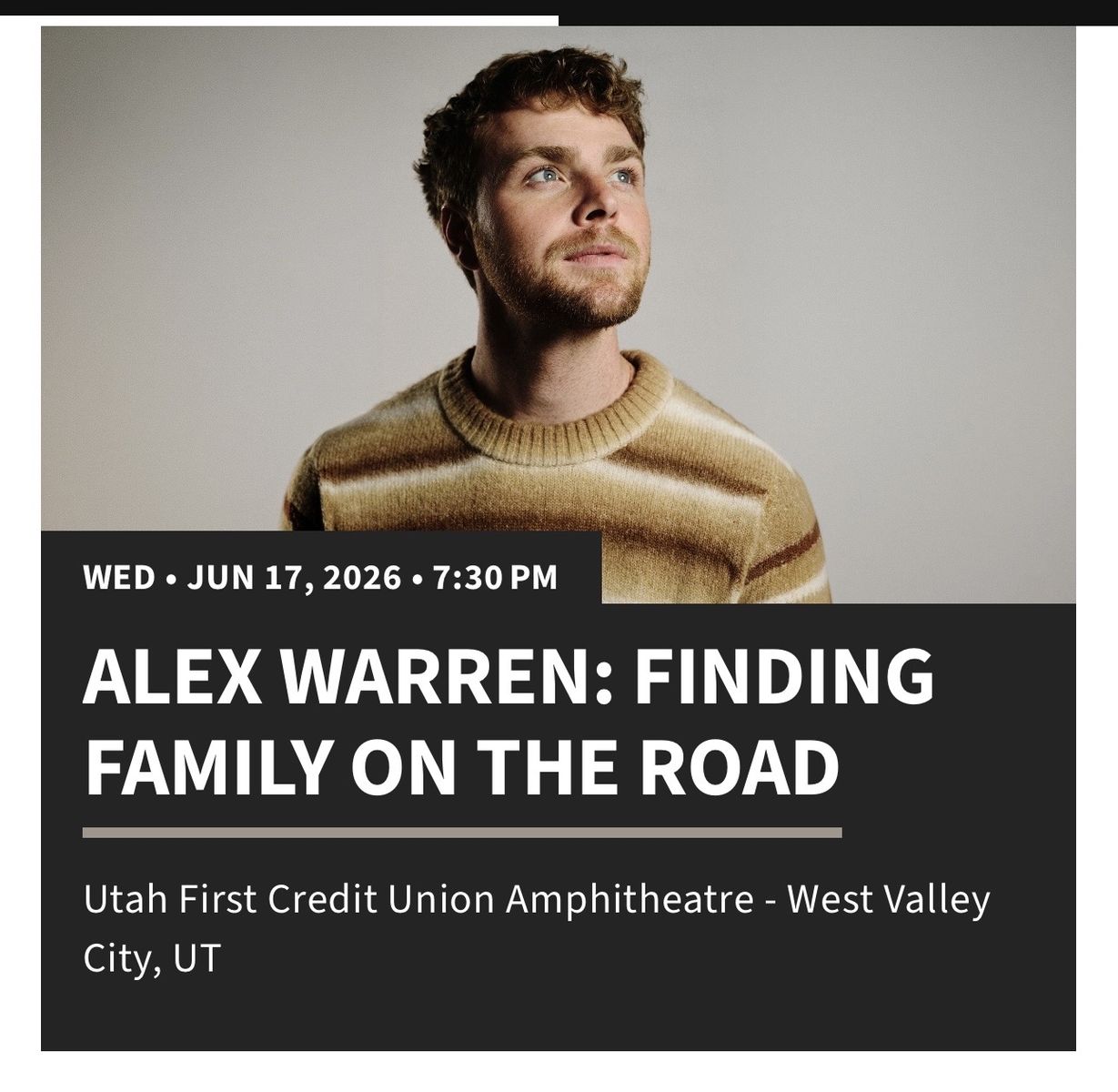 Alex Warren GA Pit tickets! $200 Each (2 Tickets)