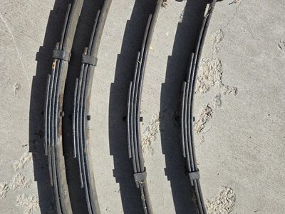 Set of 4 Used Leaf Springs (3500lb axles)