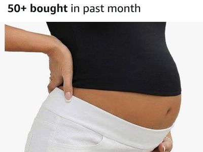Low Rise Maternity Shorts White Medium No Panel