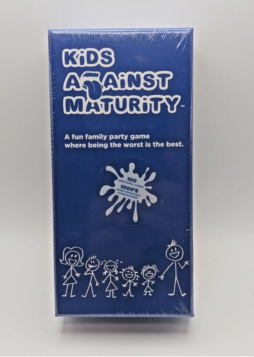 New! Kids Against Maturity Card Game