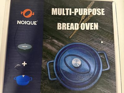 NOIQUE 4 QT Enameled Cast Iron Bread Oven & Dutch Oven – Brand New