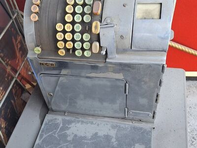 Vintage NCR Model 1944 Cash Register.