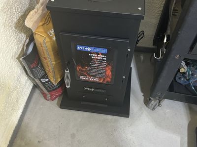 Patio pellet stove