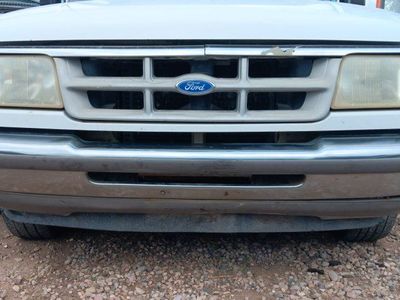 1993-1997 Ford Ranger Front Bumper OEM Chrome Ford Bumper w/ Brackets