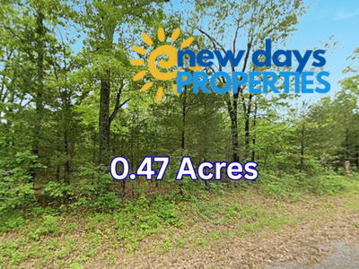 Wooded 0.47 Acre Near Crown Lake – Horseshoe Bend, AR! $145/Month!
