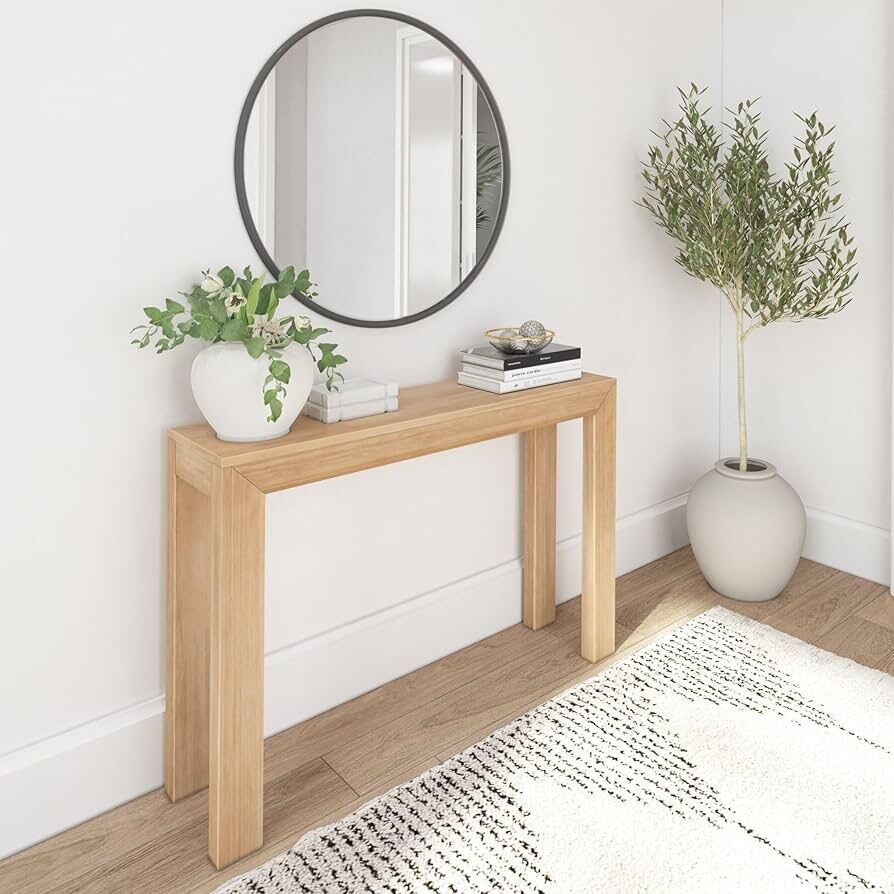 Plank+Beam Modern Solid Wood Console Table