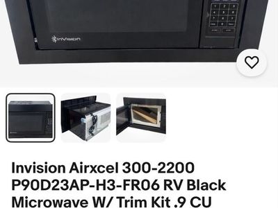 RV microwave InVision
