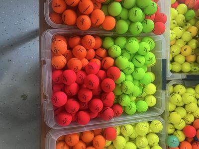 Like New Callaway Colored Golf Balls in stock