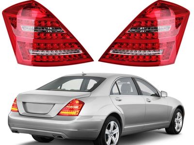 2007-2009 Mercedes-Benz S-Class W221 LED Tail Lights – S550 S600 S63 S65 AMG – Pair