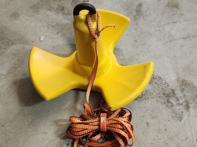 16 lb rubberized boat anchor