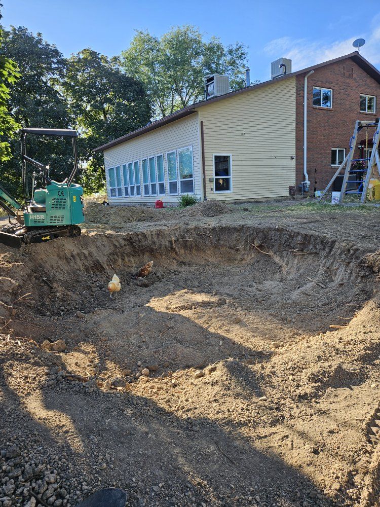 Mini- excavator for rent
