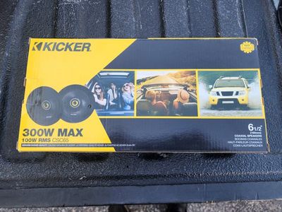 Kicker 6.5 new speakers