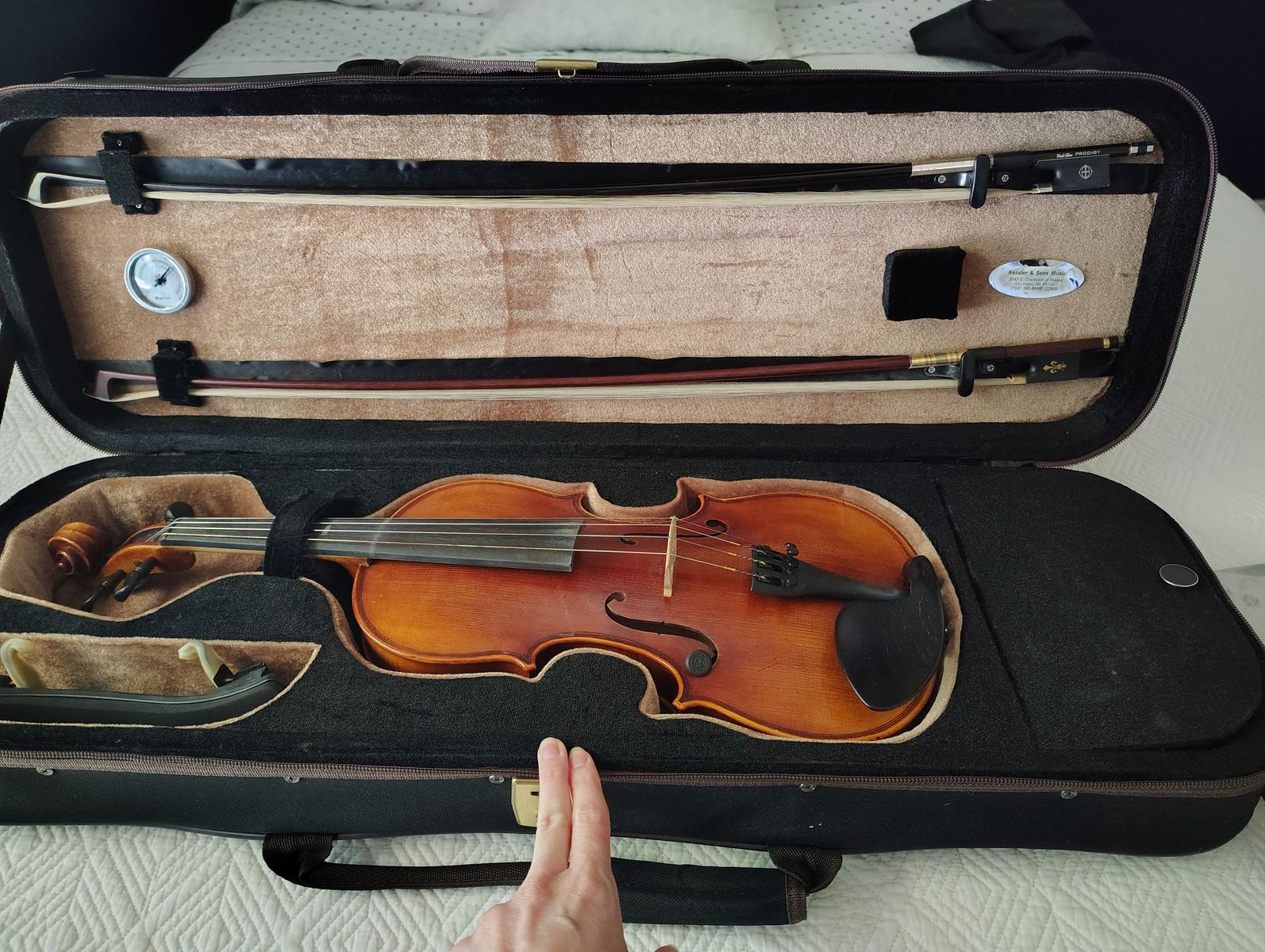 Scott Cao Model STV017E Handmade Violin with Case