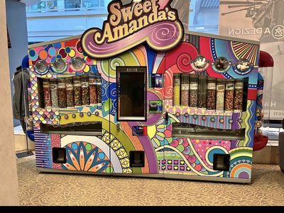 Sweet Amanda's Custom Candy Vending Machine Dispenser