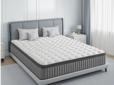 Queen Hybrid Mattress – Brand New & Factory Sealed - High Quality! medium Firm!