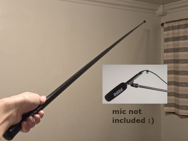 Mini BOOM POLE, Carbon Fiber, Cavision SGP323, new, for microphone