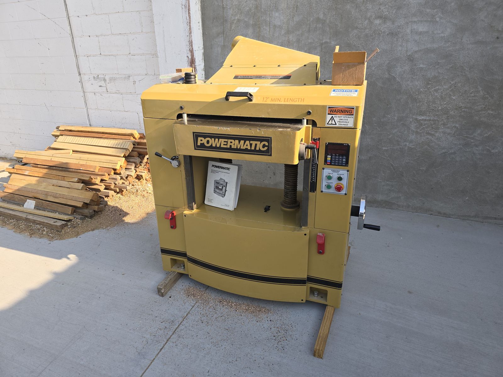 Powermatic WP2510 25" Helical Head Woodworking Planer