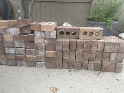 Bricks, Concrete retaining wall bricks, & Concrete Blocks