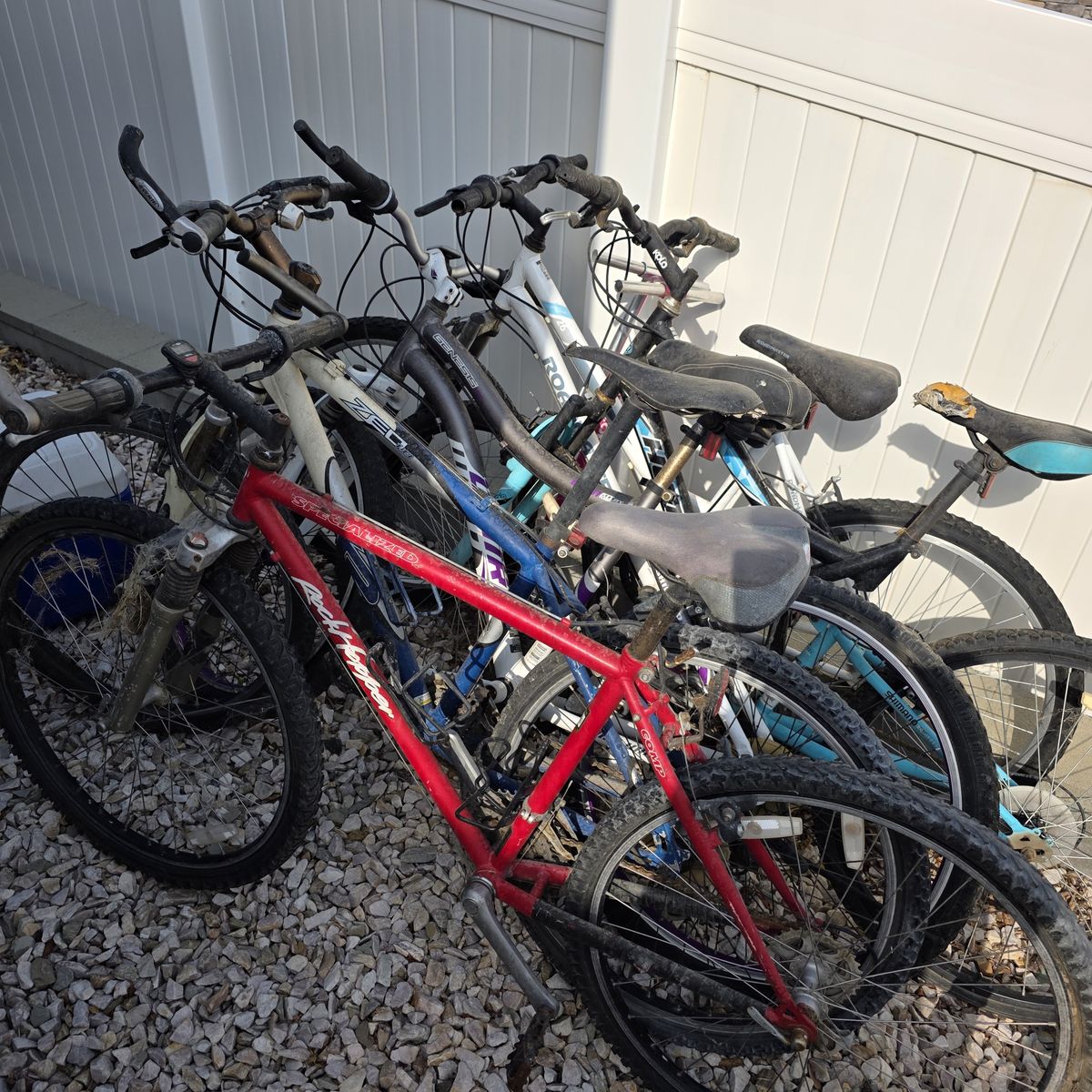 Mountain bikes