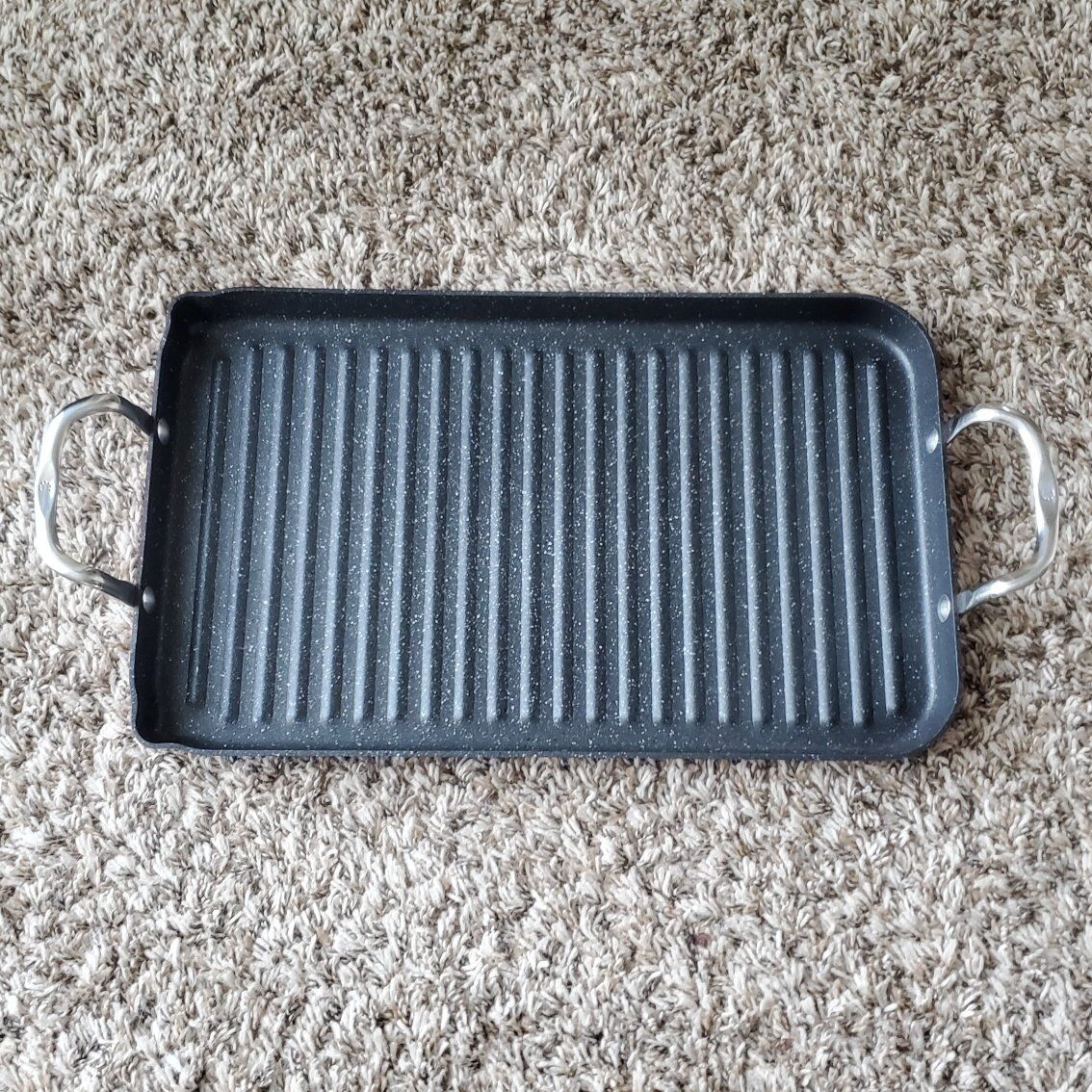 Curtis Stone DuraPan Nonstick Double-burner Grill