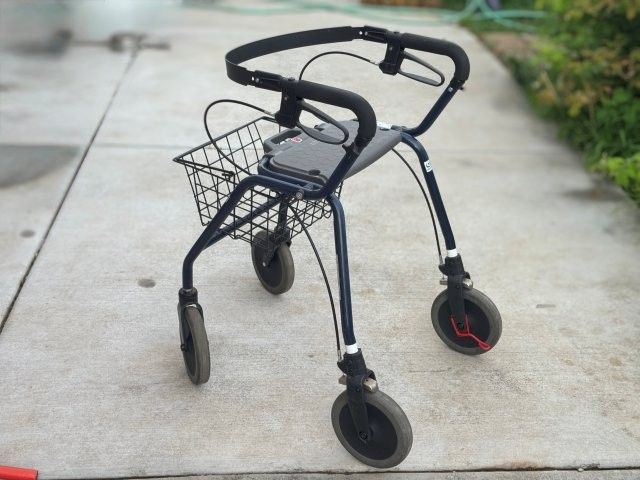 Dolomite Rollator Walker with Seat & Basket