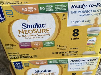 Similac neosure ready to feed infant formula lot of 2 boxes