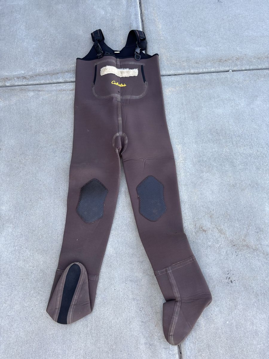 Cabela's Neoprene Waders Brown Size ML