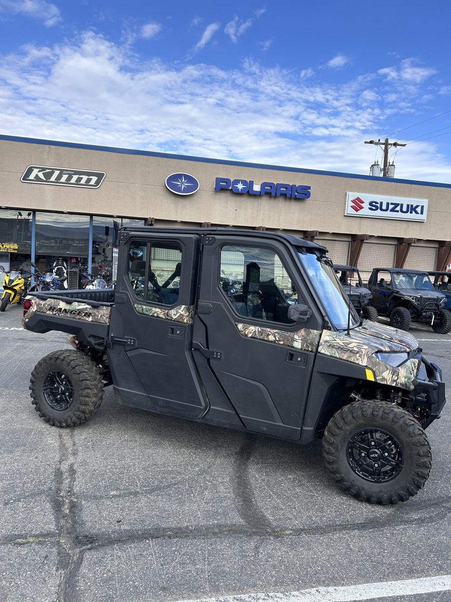 2021 Polaris Ranger Crew Northstar Ultimate - Camo, Heat/AC, Winch, 2570 Miles