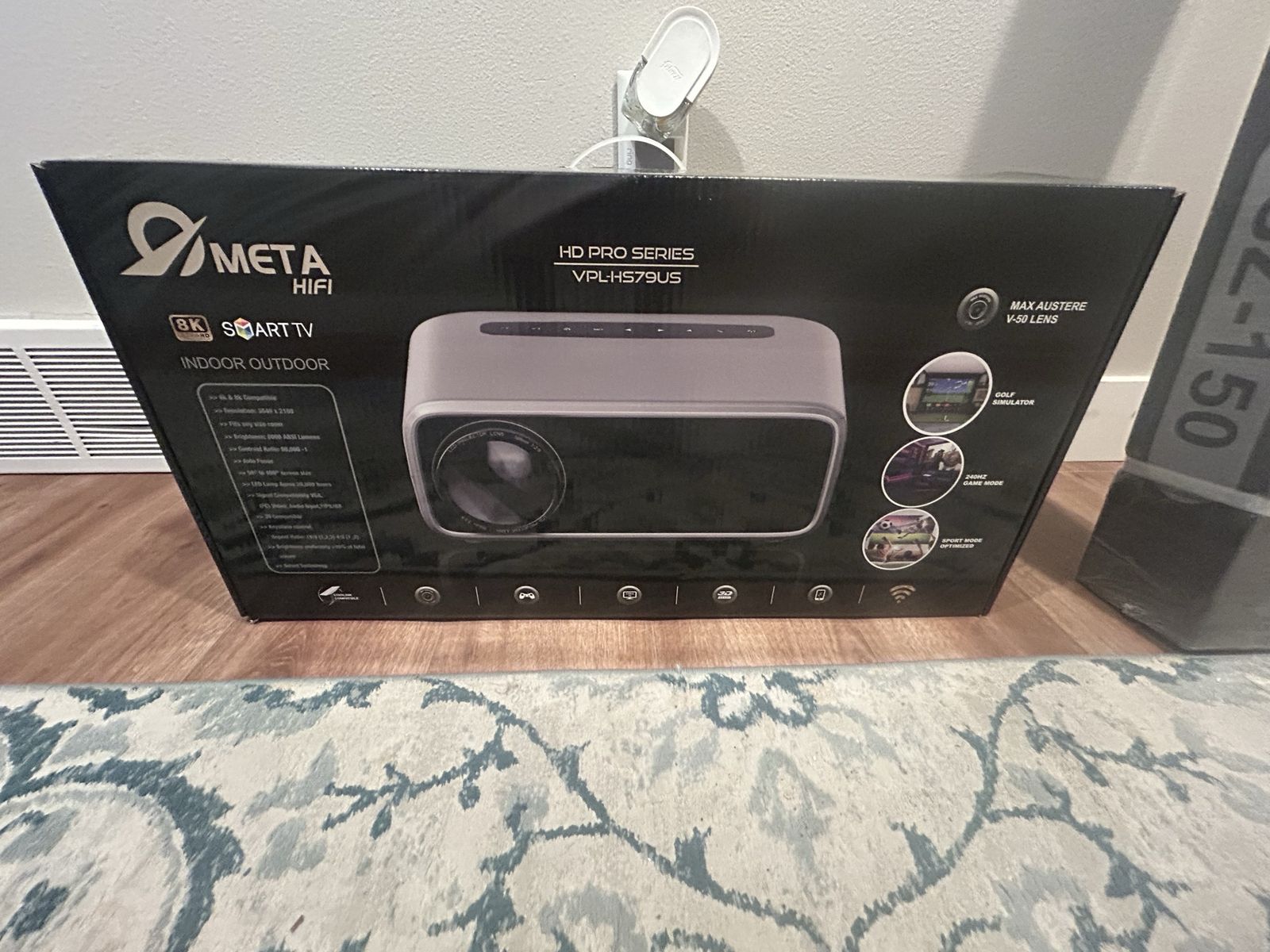 Brand New Projector and Screen
