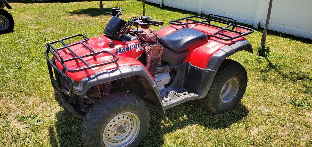 2002 Honda FourTrax Rancher ES (TRX350TE) — 2WD, Electric Shift — 4,555 Miles — Clean Title