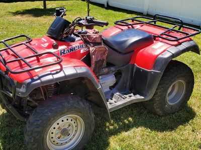 2002 Honda FourTrax Rancher ES (TRX350TE) — 2WD, Electric Shift — 4,555 Miles — Clean Title