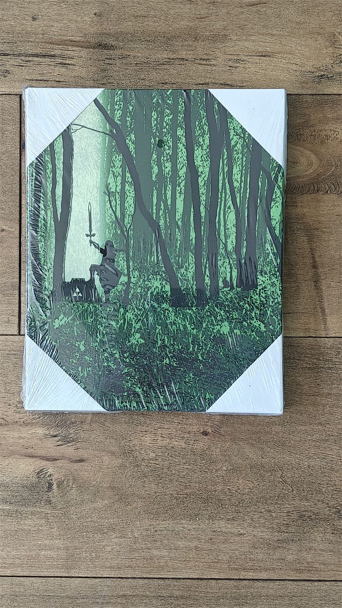 Forest Scene Canvas Art - NEW (10" x 7 3/4" x 1")
