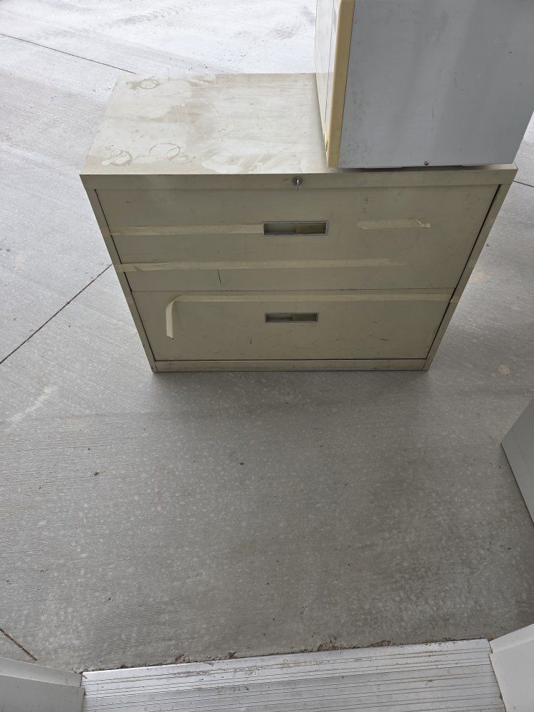 low two drawer filing cabinet