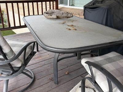 Patio table and chairs