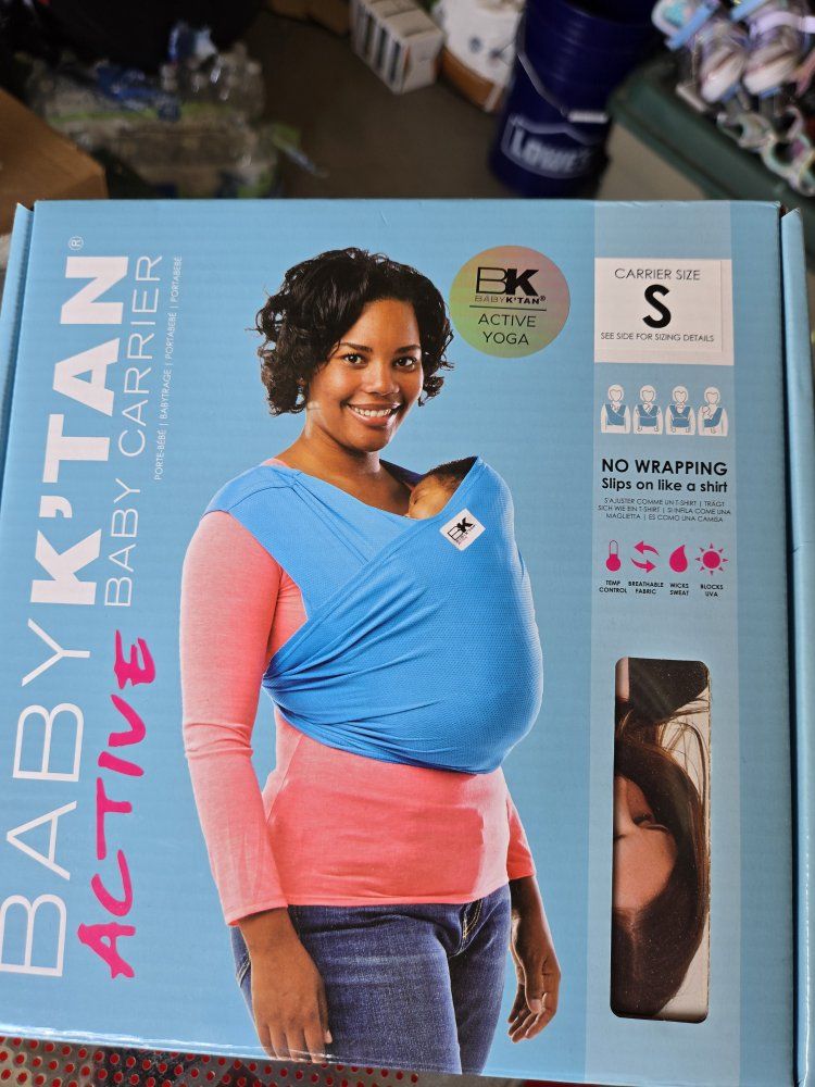Baby K'tan Active Yoga Baby Carrier - Size S - Charcoal Gray