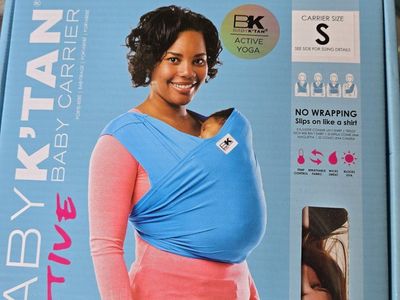 Baby K'tan Active Yoga Baby Carrier - Size S - Charcoal Gray