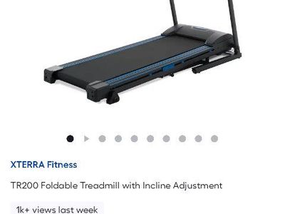 XTERRA Fitness TR200 Foldable Treadmill with Incline Adjustment