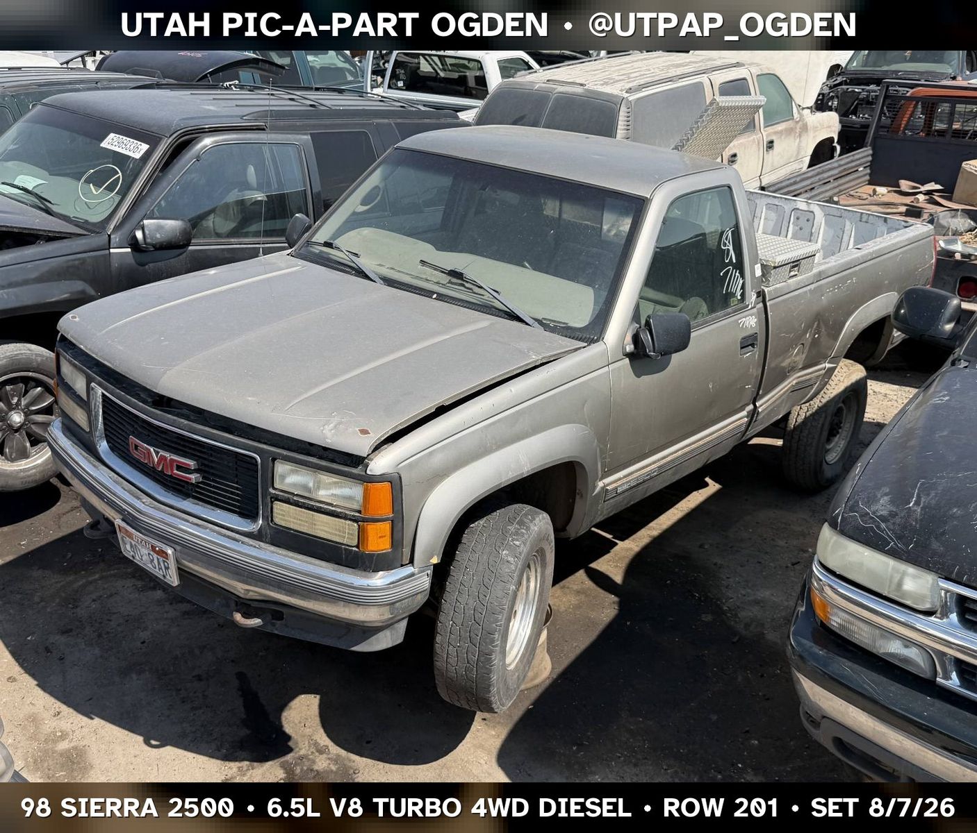 Just In! 1998 GMC Sierra 2500 Parts - UTPAP Ogden