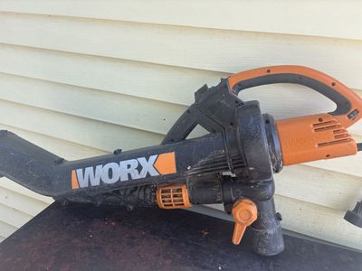WORX Corded Electric Blower Vacuum Mulcher Trivac