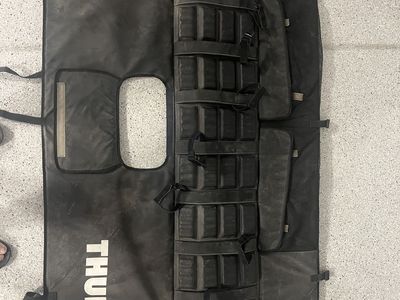 Tailgate bike protector.