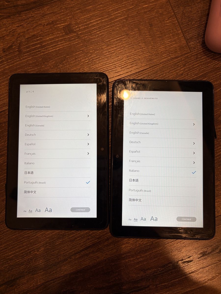 Amazon fire 7 HD tablets