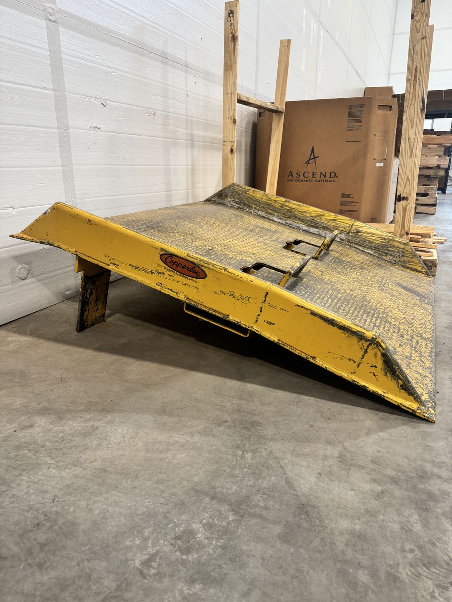 Copperloy 15,000 lb Steel Forklift Dock Board / Loading Dock Bridge Plate
