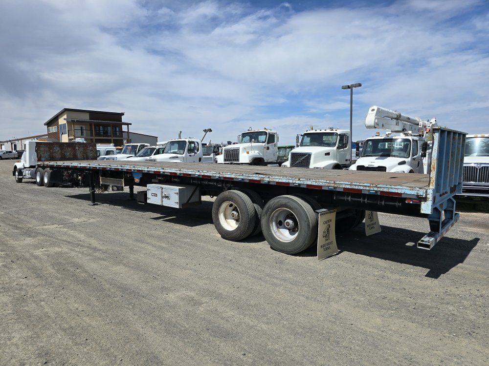 1996 Fruehauf 45' Flatbed Semi Trailer