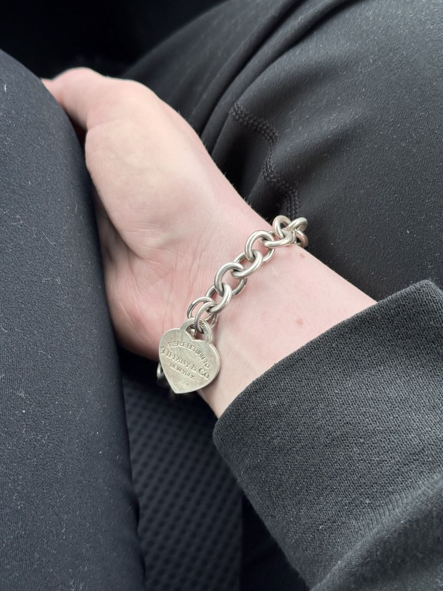Tiffany & Co. Sterling Silver Please Return To Tiffany Heart Tag Link Bracelet
