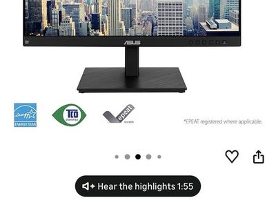 ASUS Business Monitor 24" Touch Daisy Chain Monitor with Height Adjustment, Pivot, Swivel, and Tilt