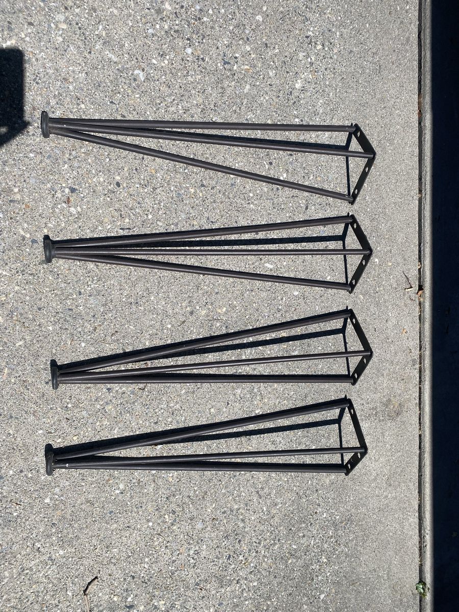 Hair pin legs (4) table height