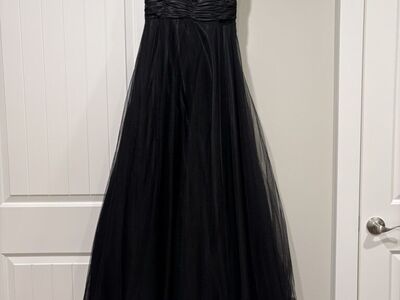 Black Strapless Formal/Prom dress Size M