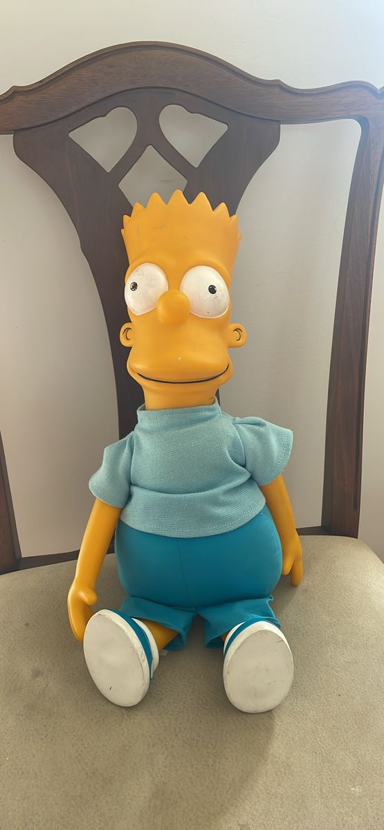 1990 Dan Dee Bart Simpson Plush Doll