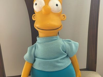 1990 Dan Dee Bart Simpson Plush Doll