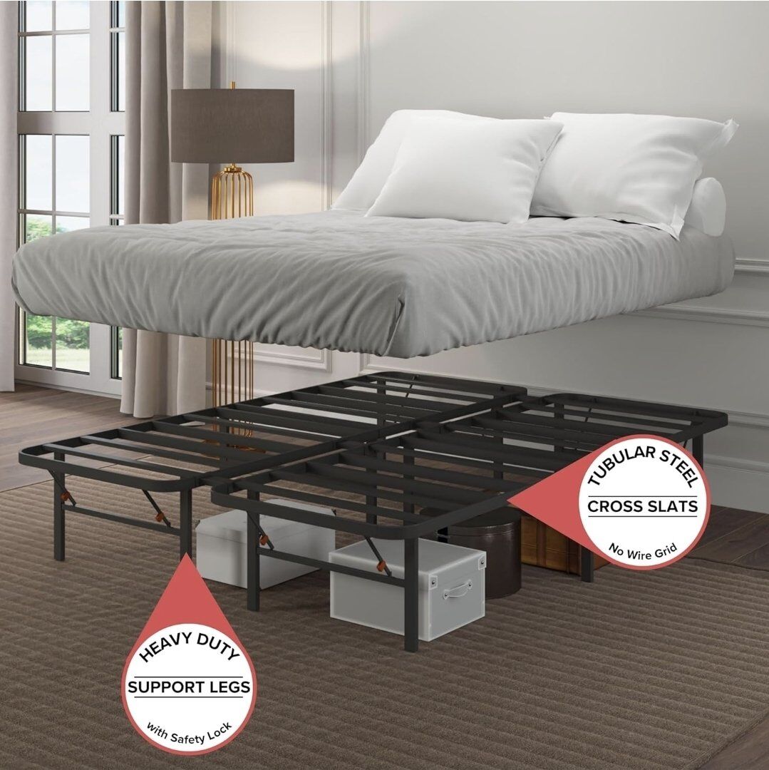 Hollywood Bed Bedder Platform Base Twin Steel Cots